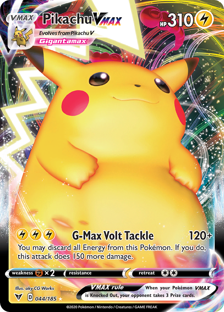 Pikachu VMAX 44 / 185 - Vivid Voltage