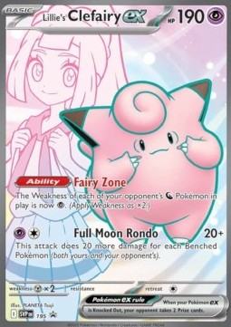 Lillie’s Clefairy EX SVP 195