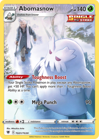 Abomasnow TG01 / 189