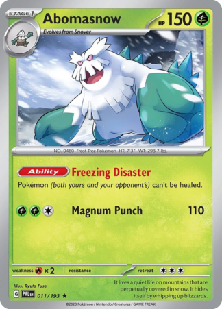 Abomasnow 11 / 193