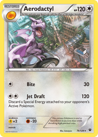 Aerodactyl 76 / 124