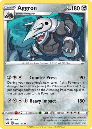 Aggron 89 / 159