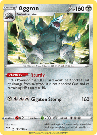Aggron 123 / 189