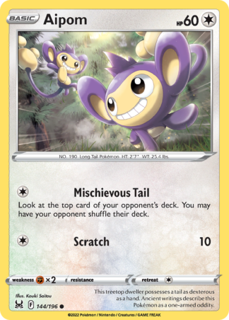 Aipom 144 / 196