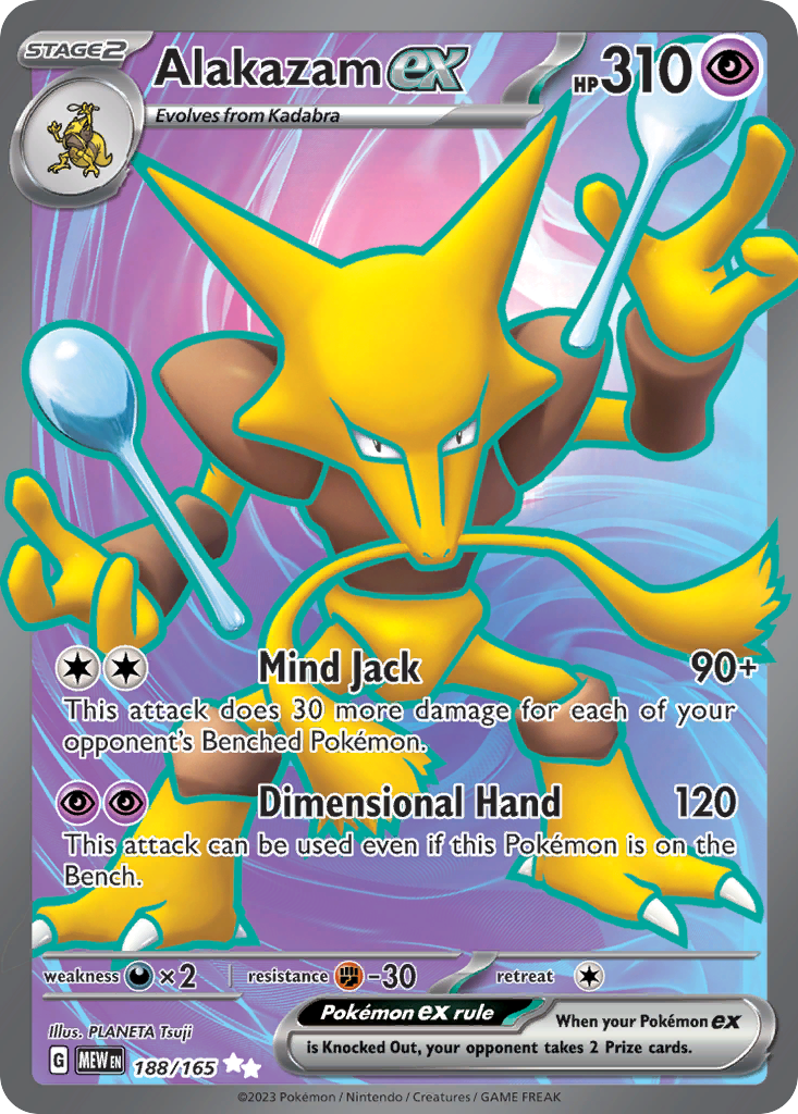 Alakazam ex 188 / 165