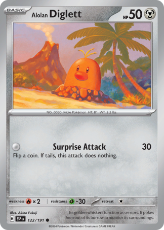 Alolan Diglett 122 / 191