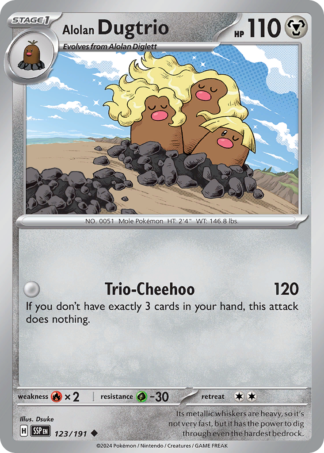 Alolan Dugtrio 123 / 191