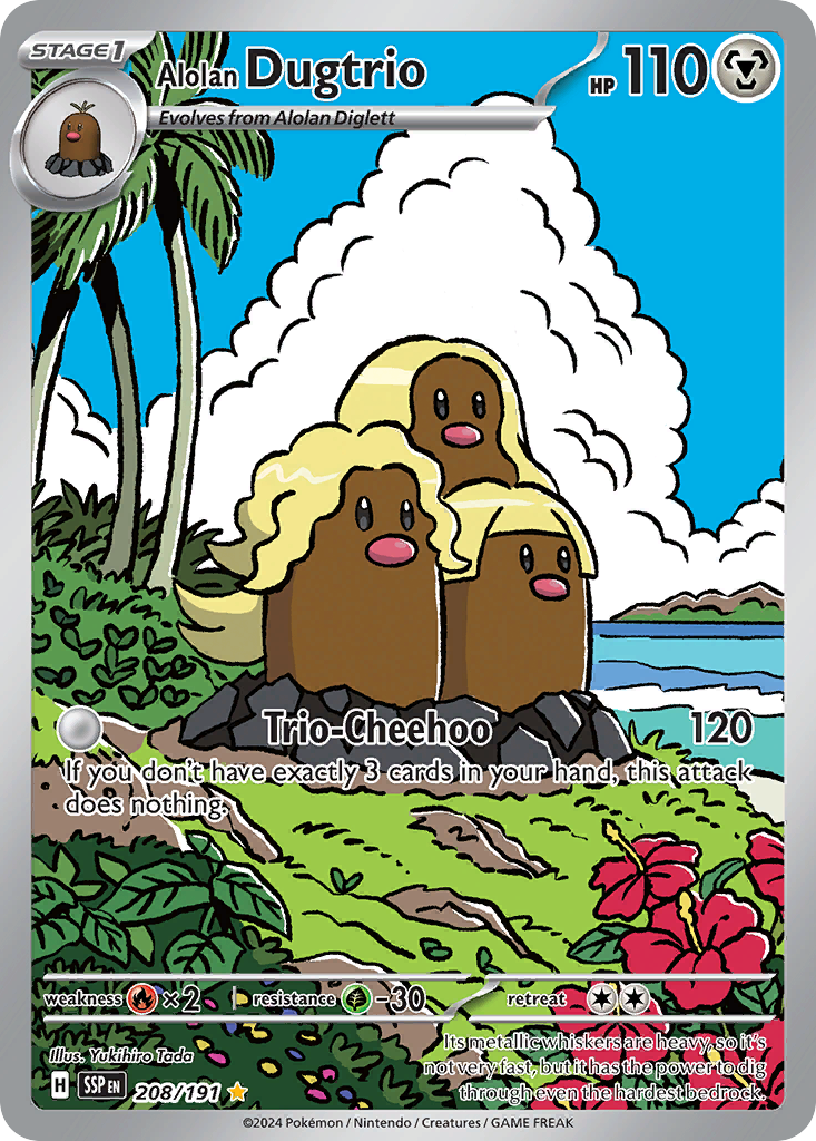 Alolan Dugtrio 208 / 191