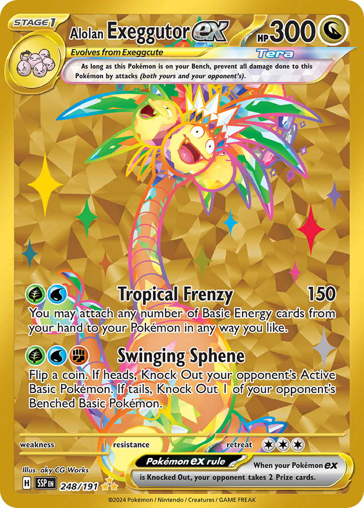 Alolan Exeggutor ex 248 / 191