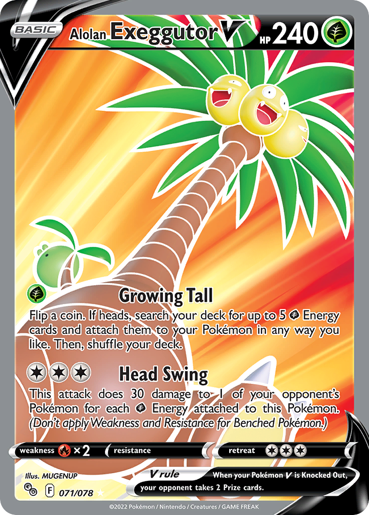 Alolan Exeggutor V 71 / 78
