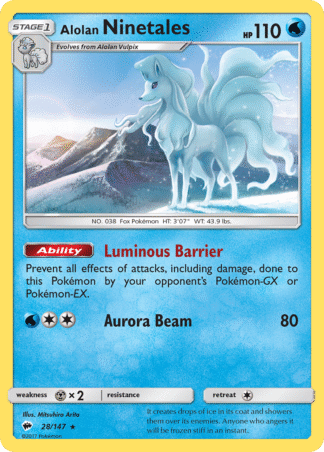 Alolan Ninetales 28 / 147