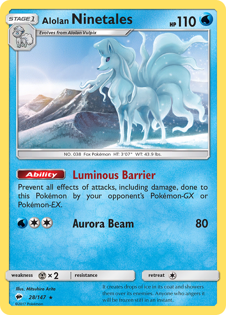 Alolan Ninetales 28 / 147