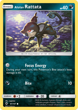 Alolan Rattata 81 / 147