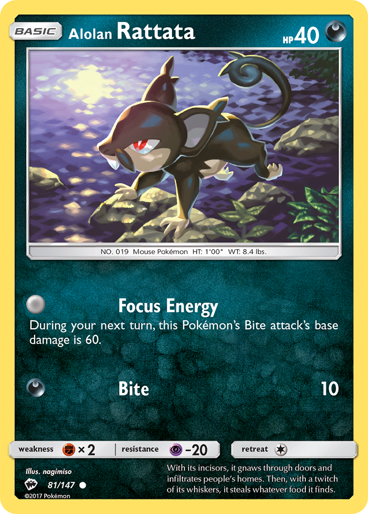 Alolan Rattata 81 / 147