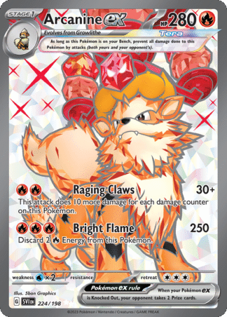 Arcanine ex 224 / 198