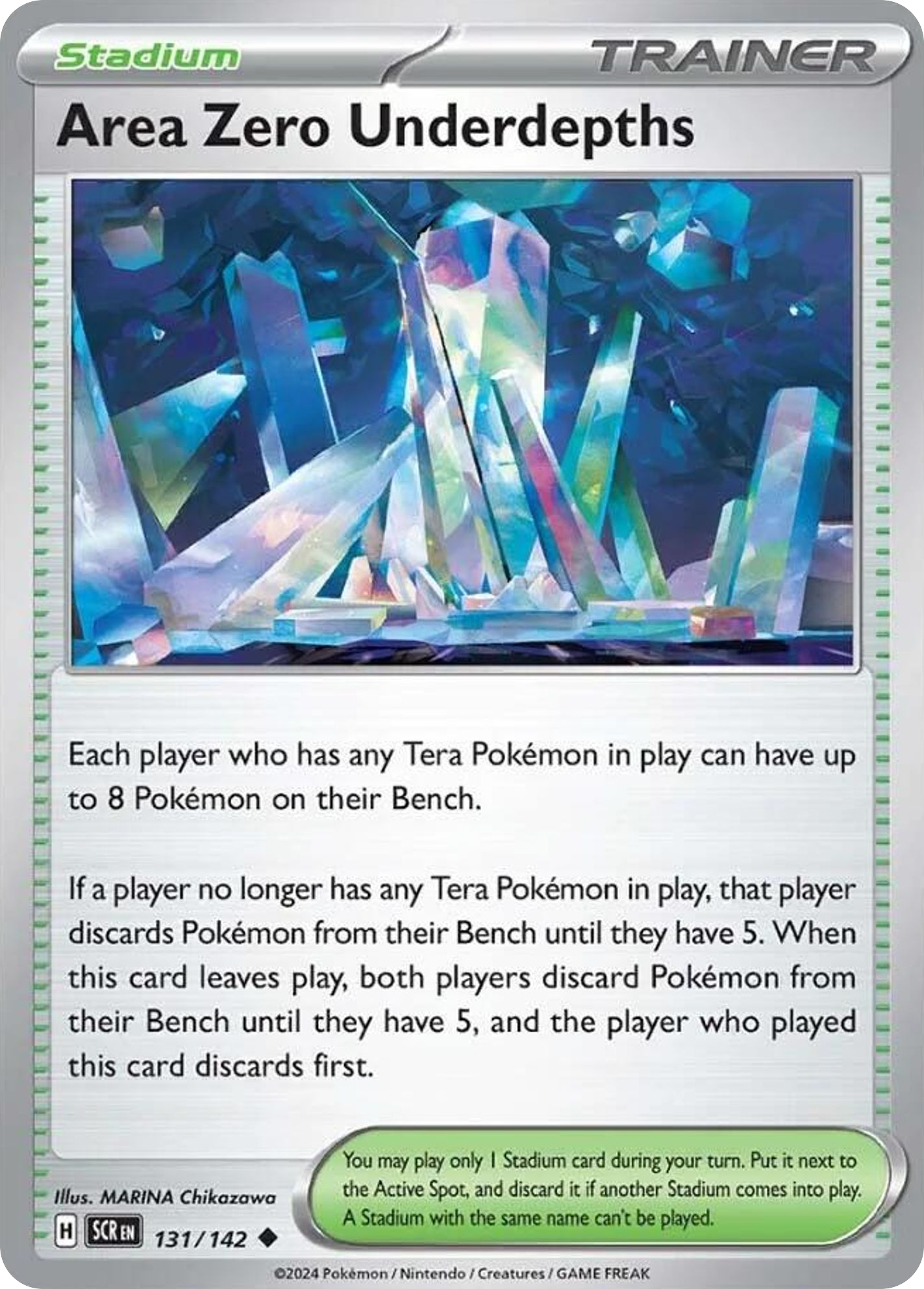 Area Zero Underdepths 131 / 142