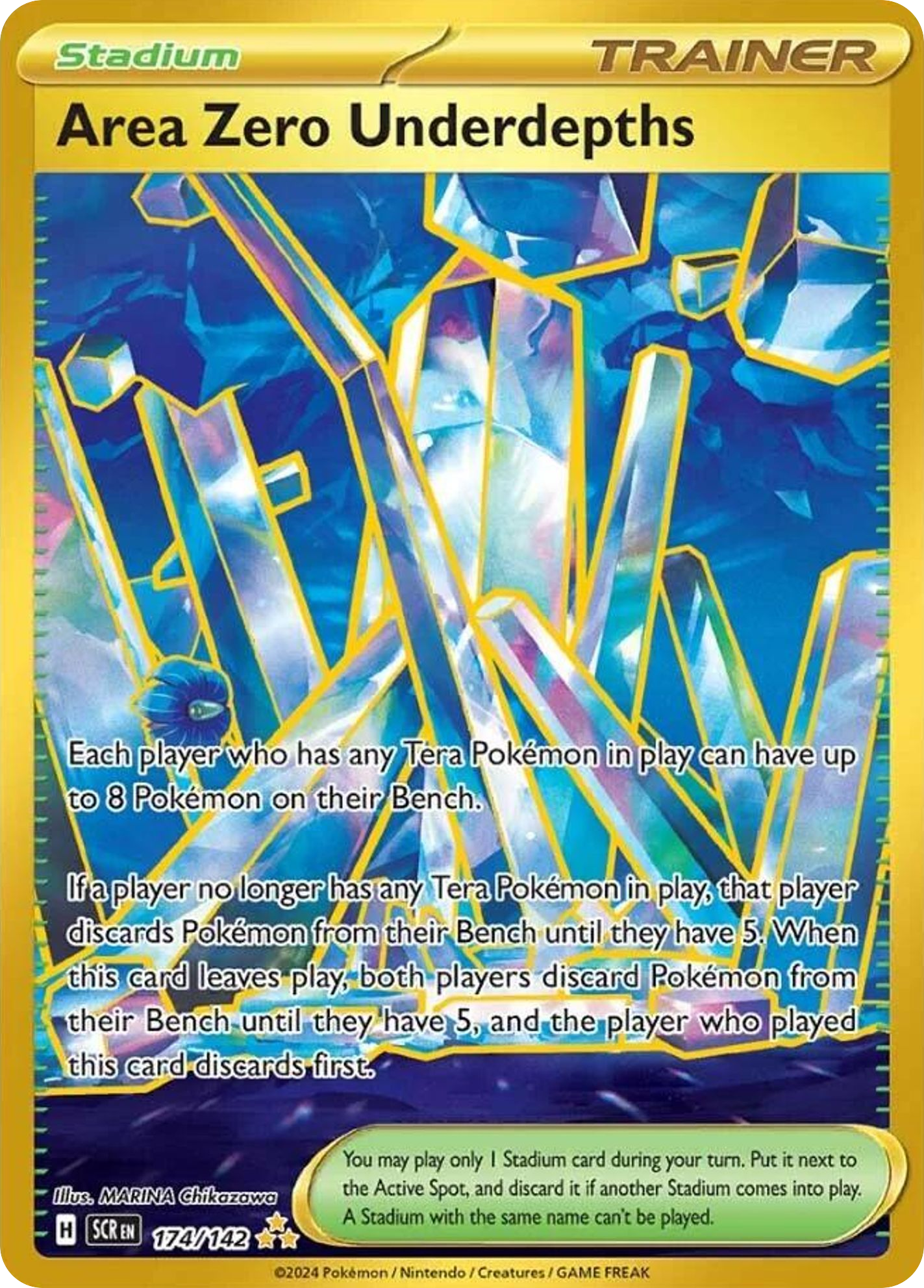 Area Zero Underdepths 174 / 142