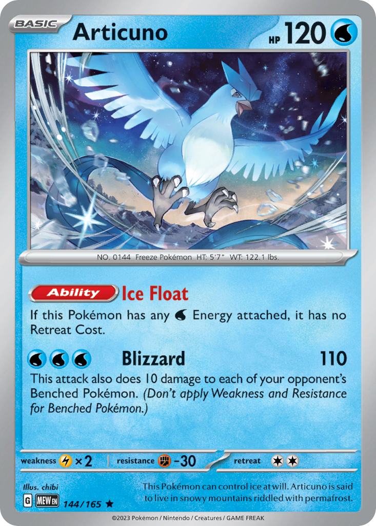 Articuno 144 / 165