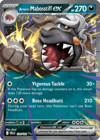 Arven’s Mabosstiff ex 139 / 182