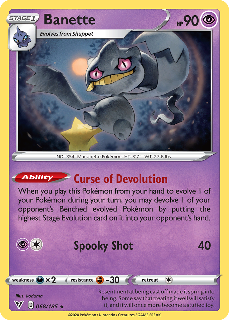 Banette 68 / 185