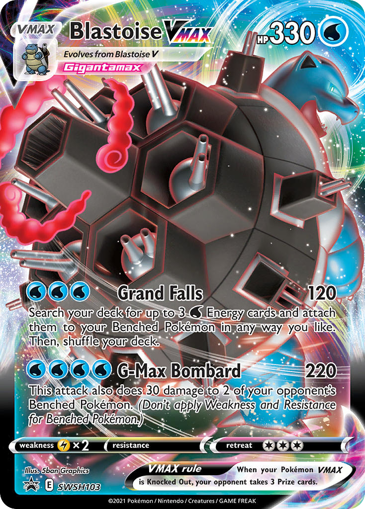 Blastoise VMAX SWSH103 / 307