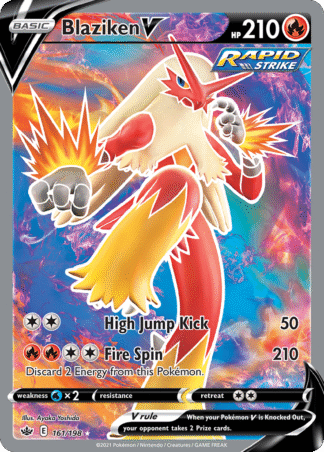Blaziken V 161 / 198