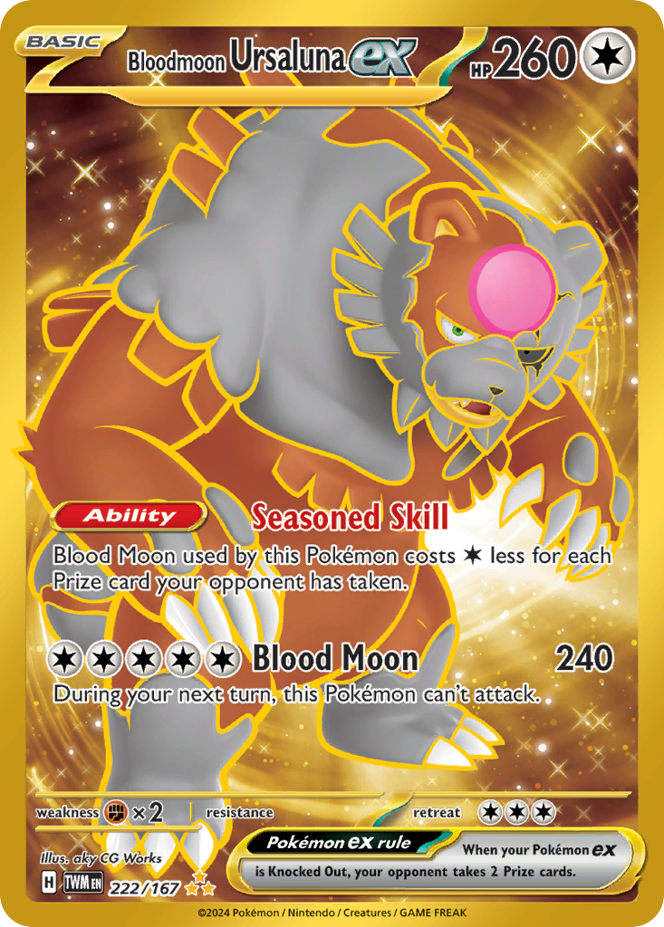 Bloodmoon Ursaluna ex 222 / 167
