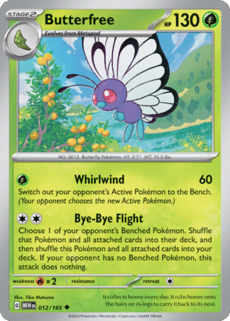 Butterfree 12 / 165