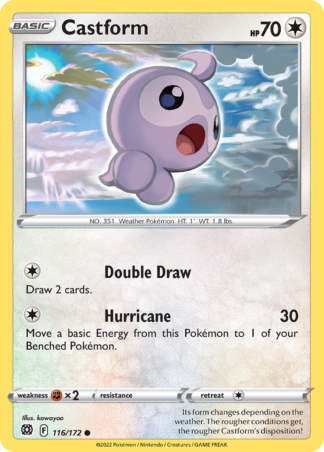 Castform 116 / 172