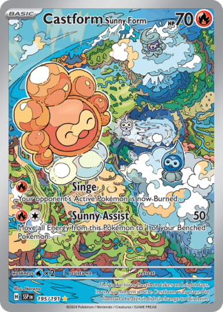 Castform Sunny Form 195 / 191