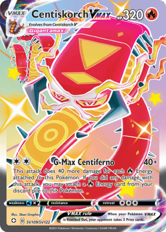 Centiskorch VMAX SV109 / 72