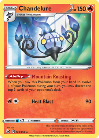 Chandelure 26 / 196