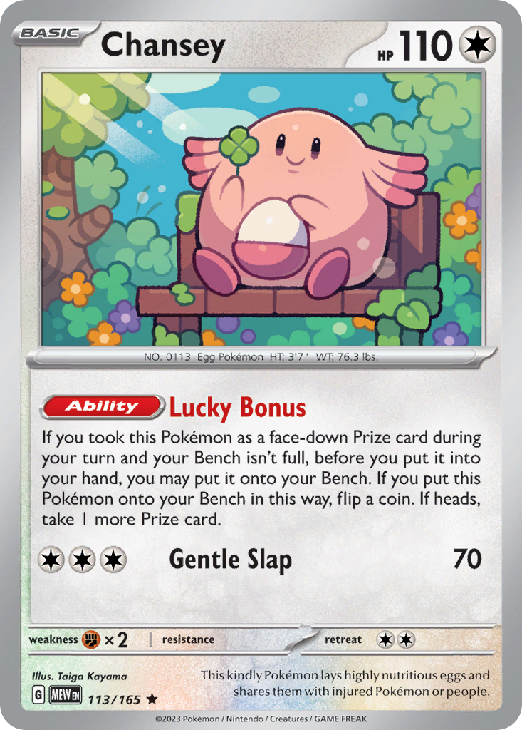 Chansey 113 / 165