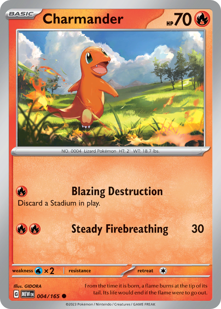 Charmander 4 / 165
