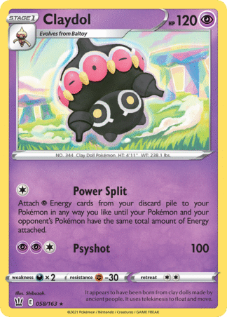 Claydol 58 / 163