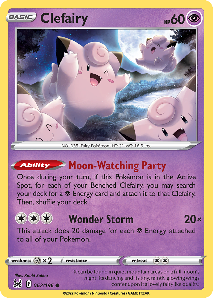 Clefairy 62 / 196