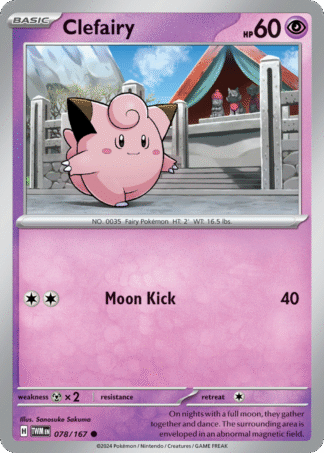 Clefairy 78 / 167