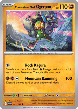Cornerstone Mask Ogerpon 111 / 182