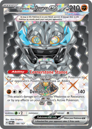Cornerstone Mask Ogerpon ex 199 / 167