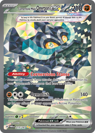 Cornerstone Mask Ogerpon ex 215 / 167