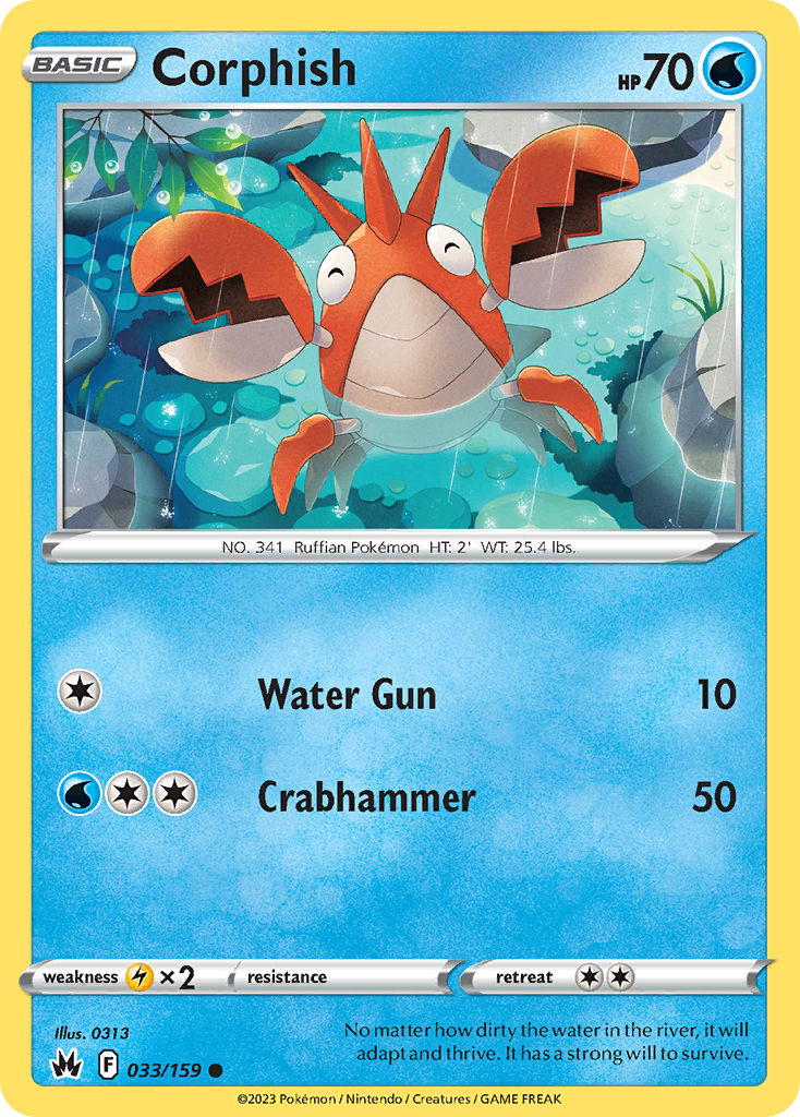 Corphish 33 / 159