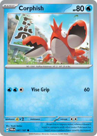 Corphish 47 / 167
