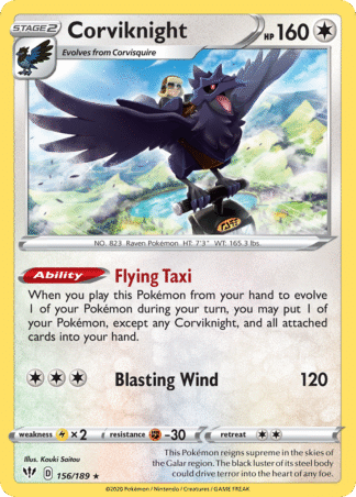 Corviknight 156 / 189