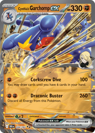 Cynthia’s Garchomp ex 104 / 182