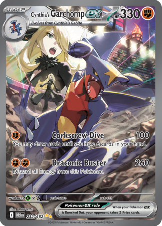 Cynthia's Garchomp ex 232 / 182