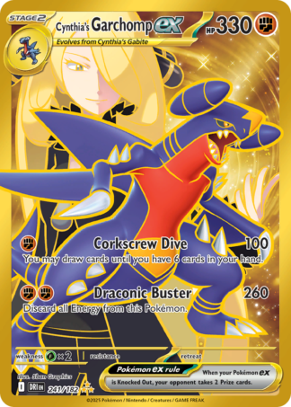 Cynthia's Garchomp ex 241 / 182