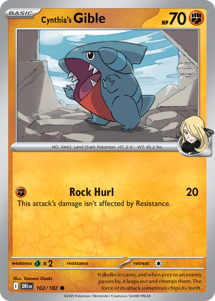 Cynthia’s Gible 102 / 182