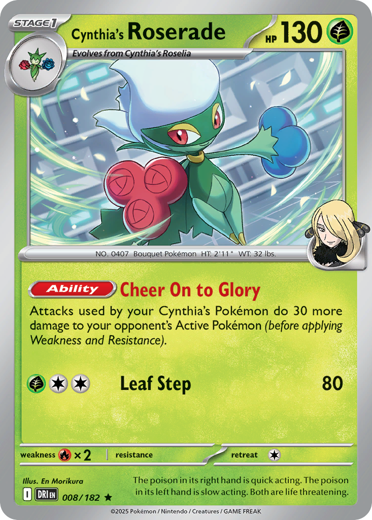 Cynthia’s Roserade 8 / 182