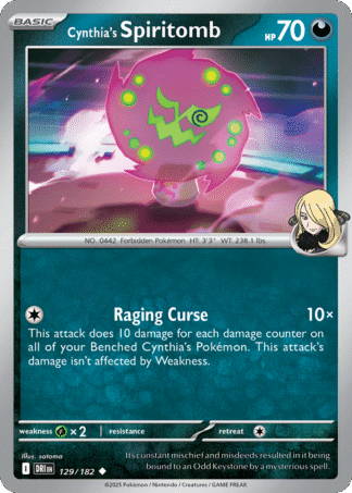Cynthia’s Spiritomb 129 / 182