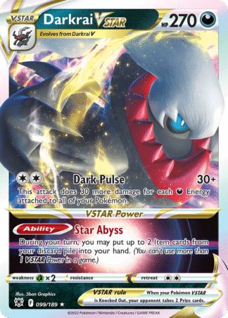 Darkrai VSTAR 99 / 189